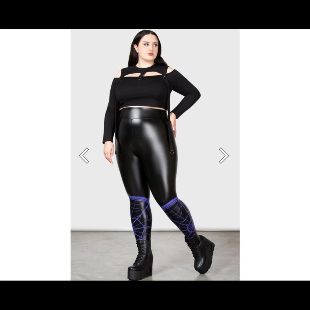 Killstar Wednesday leggings size 3X